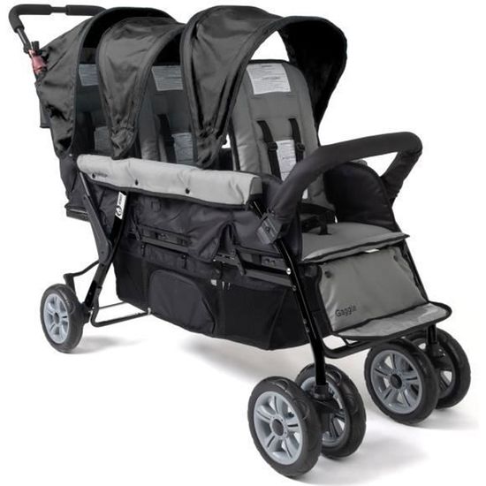 GAGGLE Compass Poussette triple noire Cdiscount