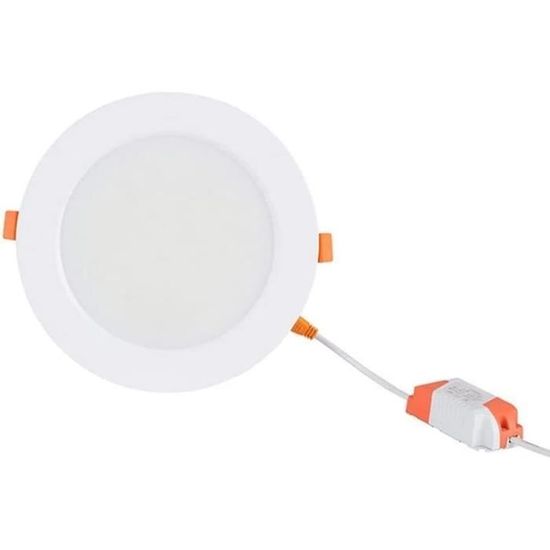 éclairage Intelligent Encastrable Spot LED Encastrable Aigostar 18W Bluetooth Mesh - RGB + Blanc Réglable | Compatible Alexa, IP44 Spot Mesh Bluetooth 18w