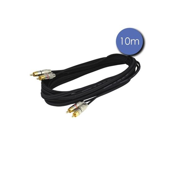 Câble Haute Tension HV 3KV/3300V Faible Bruit – Mâle Triax 3 Broches, Longueur 1,6 à 12 Pieds, Marque Fliegend