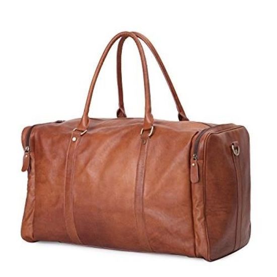 Sac Bandoulière Cuir Véritable Leathario Homme - Noir Élégant Grande Capacité Quotidien