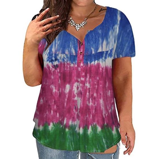Chemise/T-shirt Octobre Rose Femme Col V - Imprimé Ruban Rose Sensibilisation Cancer Du Sein - Manches Longues, Coton - Grande Taille, Style Chic - 9
