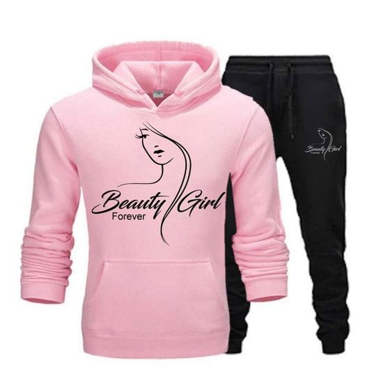 Jogging enfant fille Beauty Girl Rose - 7/8 ans - Sweat à capuche -  Multisport - Manches longues