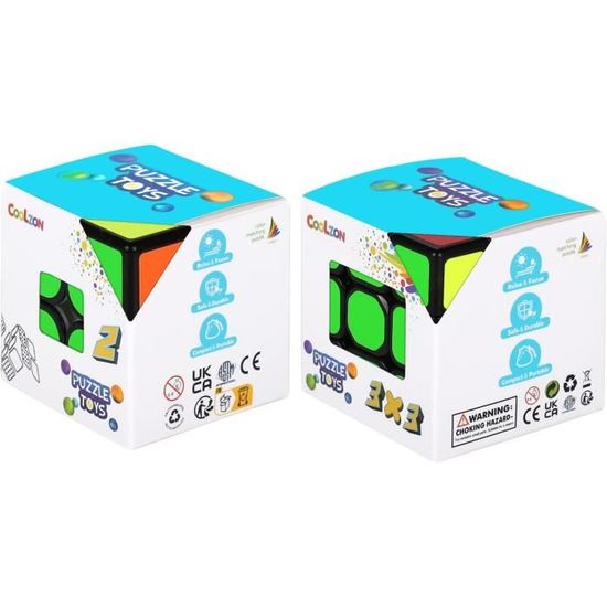Speed Cube,Cube De Vitesse Pack De 5,Ensemble De Cubes 2X2 3X3 4X4 Megaminx Pyraminx Pyramide