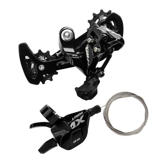 Dérailleur Arrière Sun Race M90 – Cage Longue 9 Vitesses – Noir, Très Bon état
