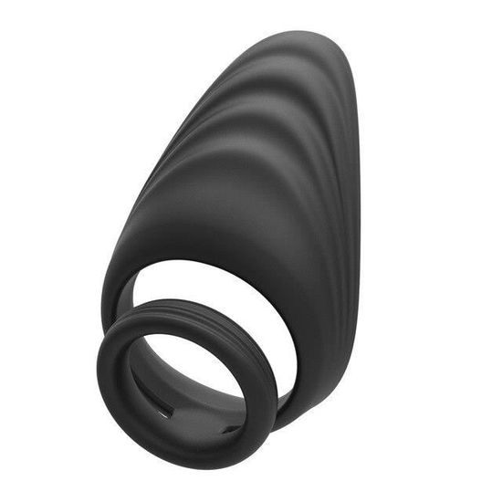double anneaux acier robuste durable maintien érection renforcée intensification orgasme retardement stimulation zones érogènes moderne masculin discret design luxe main image 0