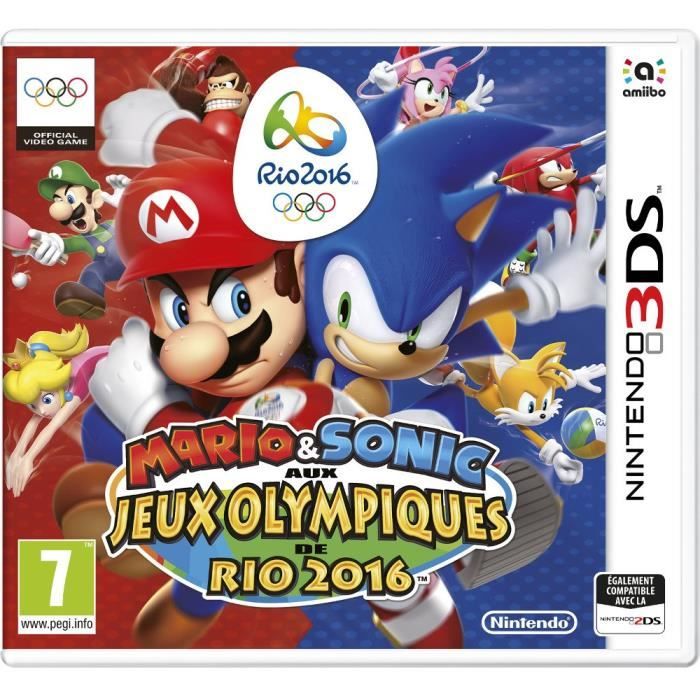 Mario Sonic Aux Jo De Rio 16 Jeu 3ds Cdiscount Jeux Video