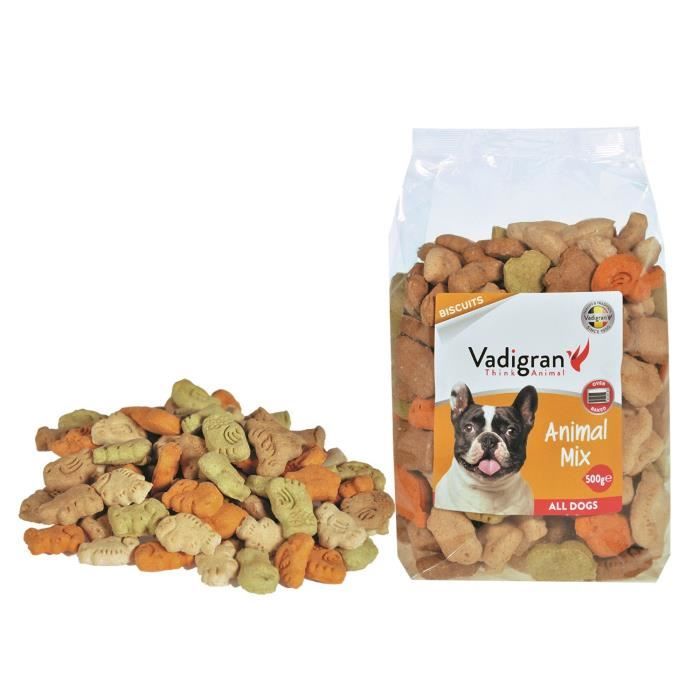VADIGRAN Biscuits Animal Mix - 500 g - Pour chiens