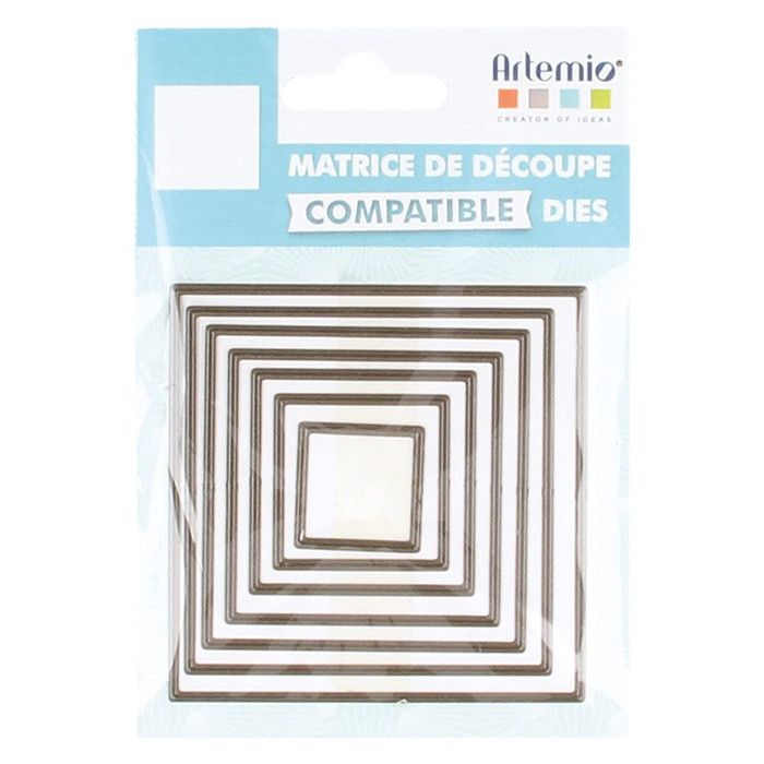 Matrice de découpe (Die) Carrés Petit - Artémio {couleur}