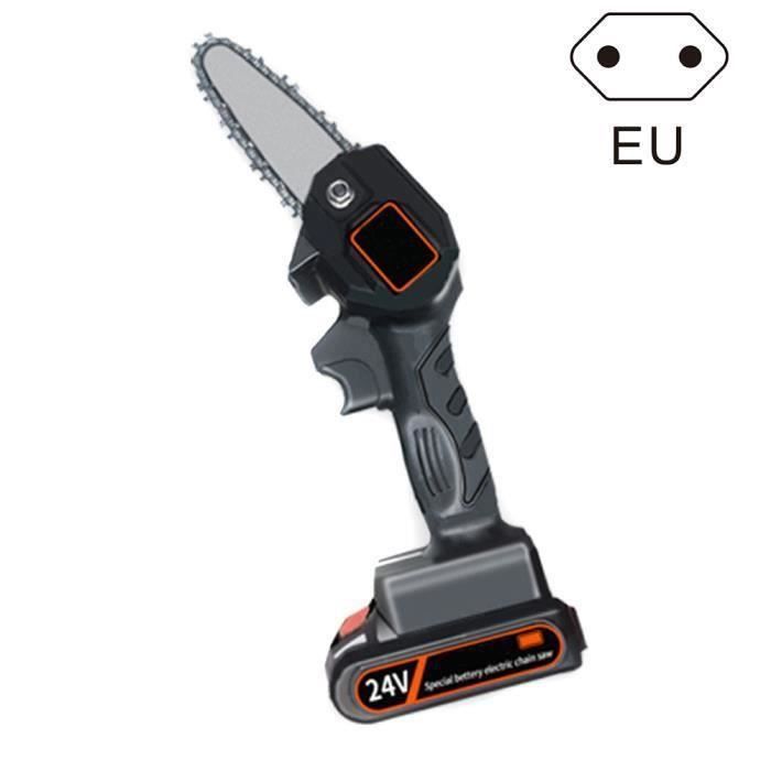 4 pouces Mini tronçonneuse électrique 550 W Vitesse à 5m/s Scie à chaîne électrique rechargeable