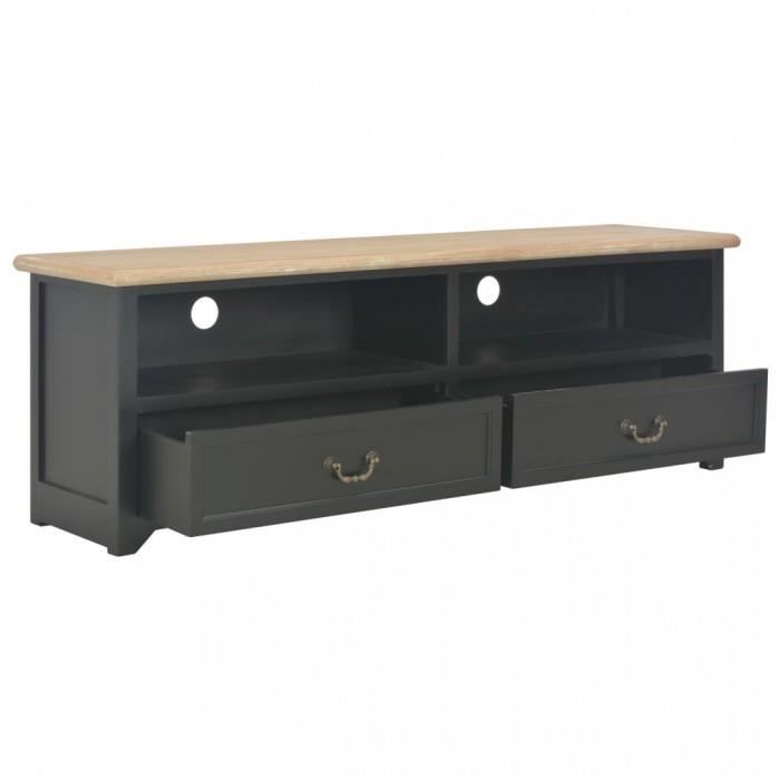 Meubles TV Meuble TV Noir 120 x 40 x 30 cm Bois