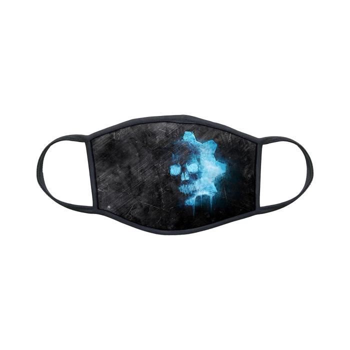 Masque en tissu lavable pour enfant 8-12 ans Collection Geek Jeu Vidéo Gears of War design 03