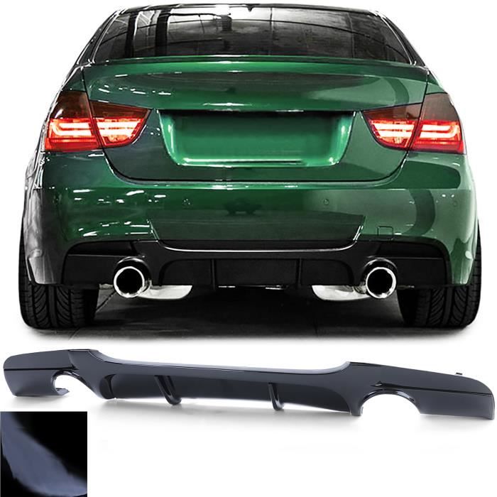 DIFFUSEUR ARRIERE M PERFORMANCE NOIR BRILLANT 335D 335i BMW SERIE 3 E90 E91 AVEC PACK M