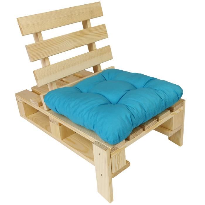 Siège enfant Relaxy avec palettes en bois - Structure de canapé avec palettes idéale pour chambre, salle de jeux, coin lecture