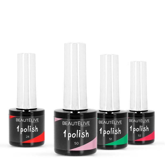 Vernis semi-permanent 3 en 1 31 - Transparent 8ml, Beautélive, Femme