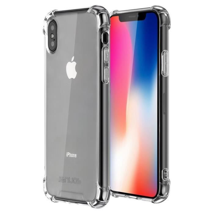 CABLING® iPhone X, Coque iPhone 10 - Souple Clair TPU Silicone-Housse Bumper Cover pour iPhone X-10