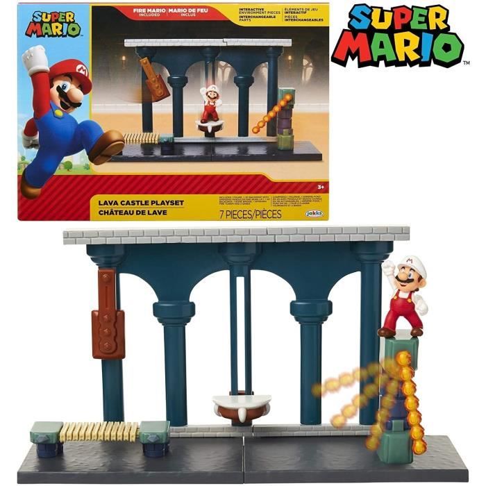 Château de lave Super Mario Playset