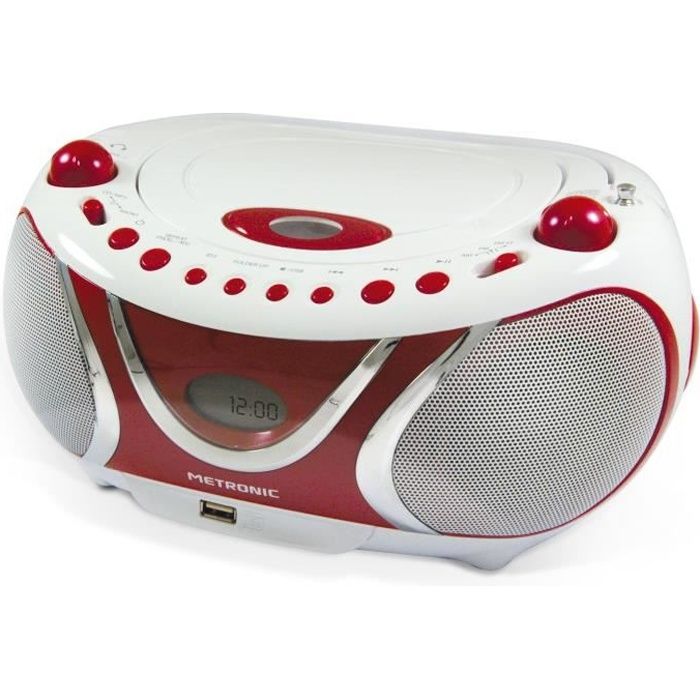 MET 477117 Radio CD-MP3 Cherry