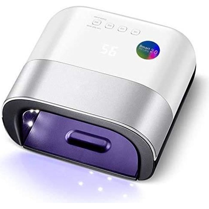 Sun3 Sèche-Ongles Smart 2.0 48W Uv Led Lampe Nail Avec Mémoire Intelligente Mémoire Numérique Invisible Affichage Capteur De Séchag
