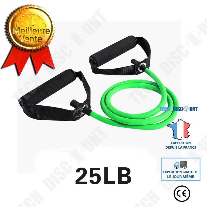 TD® Accessoires Fitness - Musculation,Bandes élastiques de résistance de corde de traction de Yoga de 120cm bandes - Type Green