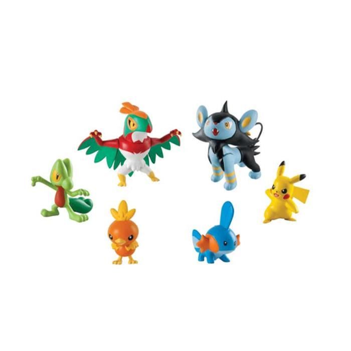 Figurines de Combat Pokemon : Pikachu vs Hoopa enchaîné aille Unique Coloris Unique