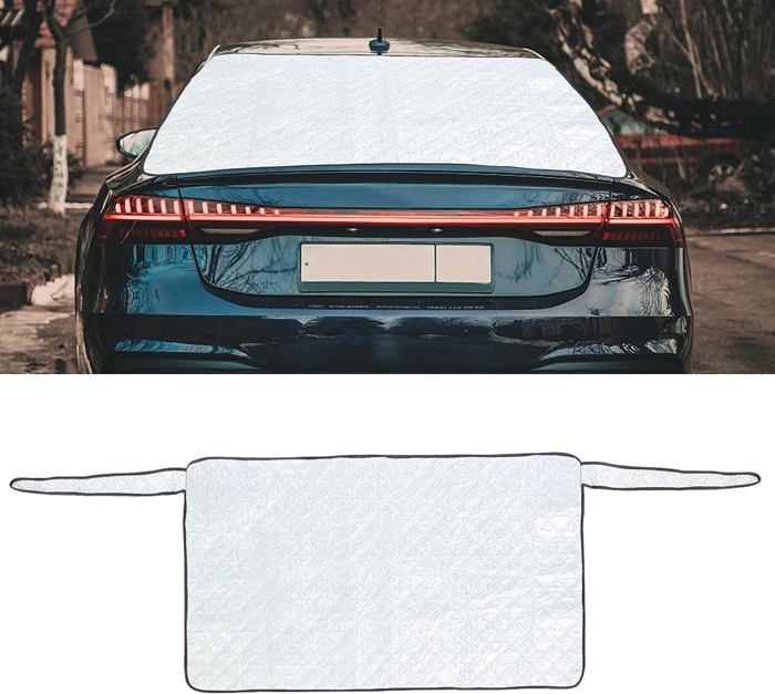 Pare-soleil Universel Pour Pare-brise De Voiture 140x70 Cm - Réfléchissant, Protection UV, Maintient L'habitacle Frais - 9