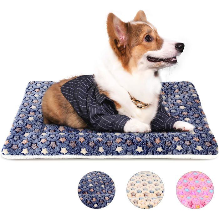 Meilleurs prix pour Tapis Chien Lit Chat Coussin Lavable pour Animaux de Compagnie 60X46cm Idéal pour Petits Moyens Chiens et Chats