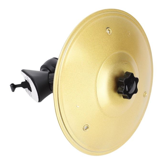 2 Cymbales Crash Pour Aération Voiture | Mini Batterie De Voiture, Or, Alliage Et ABS, Réglable