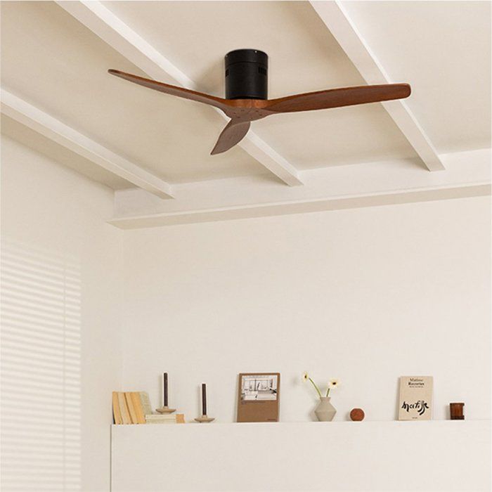 Ventilateur de plafond - Create - WIND CALM NATURAL WOOD - Silencieux - Bois - LED - Create