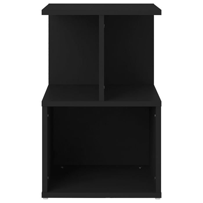 Noir Armoire de chevet Moderne - NGM - Table de nuit(1 pc) - noir 35x35x55cm - Bois ingénierie 359124