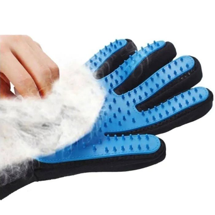 Gant de Toilettage Chien Chat - Jungengel - Brosse Silicone Anti Poils - Taille Universelle