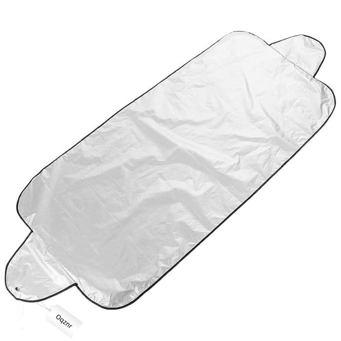 Pare-soleil - Oqznr - protecteur pare-brise avant et pare-brise arrière de voiture compatible argent réversible multi-usage wate