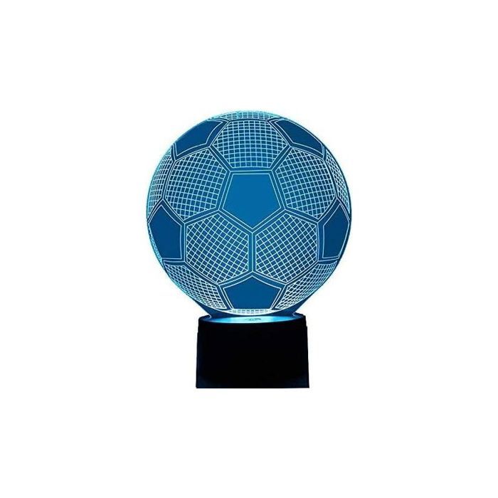 Veilleuse 3D Football - MAX® - Lampe LED Enfant - Multicolore - Télécommande & Toucher - Acrylique Sûr Veilleuse 3D Football - MAX® - Lampe LED Enfant - Multicolore - Télécommande & Toucher - Acrylique Sûr