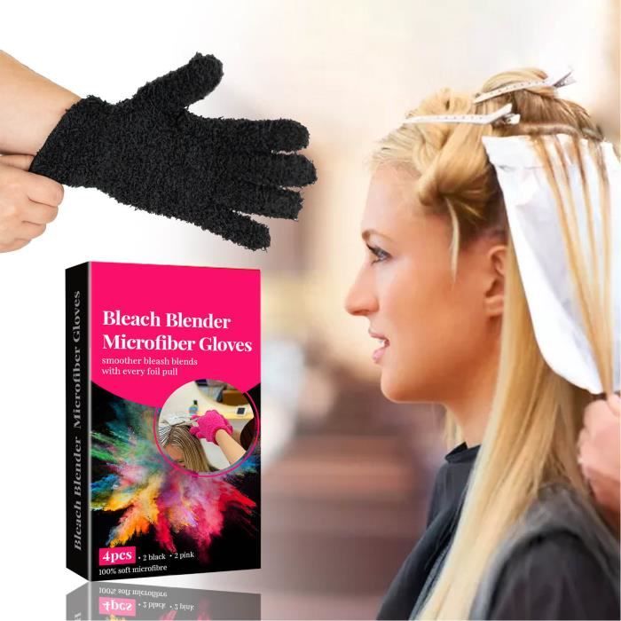 4pcs gants de teinture pour les cheveux gants de nettoyage réutilisables gants de protection résistants à l'huile pour l 106 130084