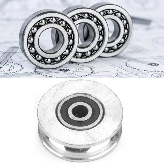 Poulie De Guidage 32mm Pour Câble Métallique - Roue De Levage Avec Roulement Résistant