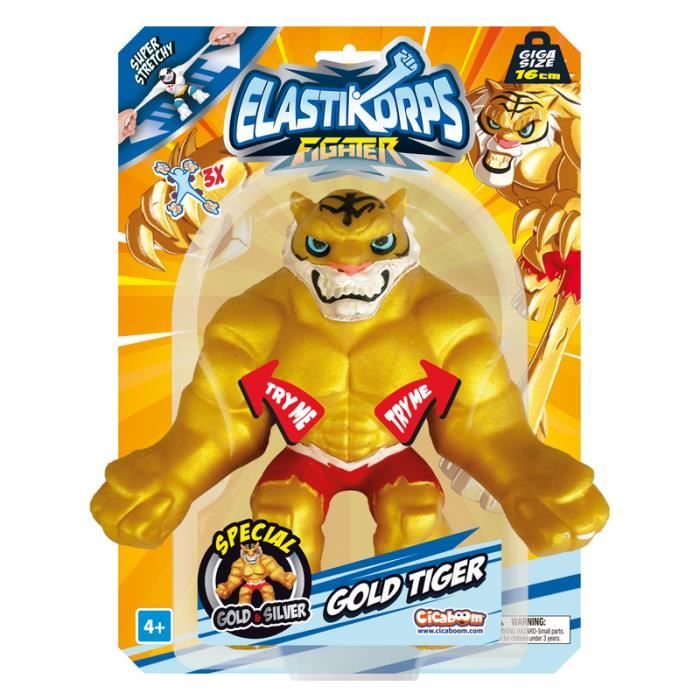Elastikorps Fighters 16 cm Gold tiger Cdiscount Jeux Jouets