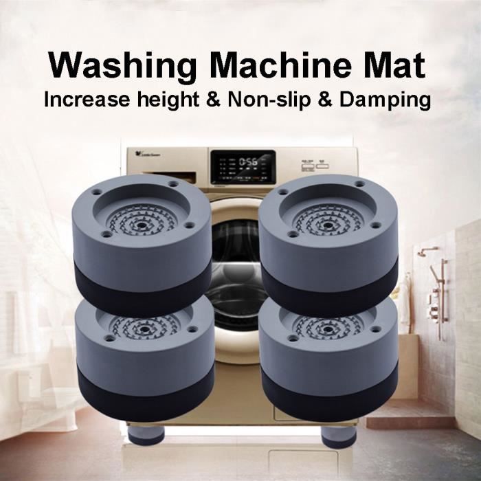 Tapis en caoutchouc de machine à laver AntiVibration Pad Amortissement antidérapant fixe