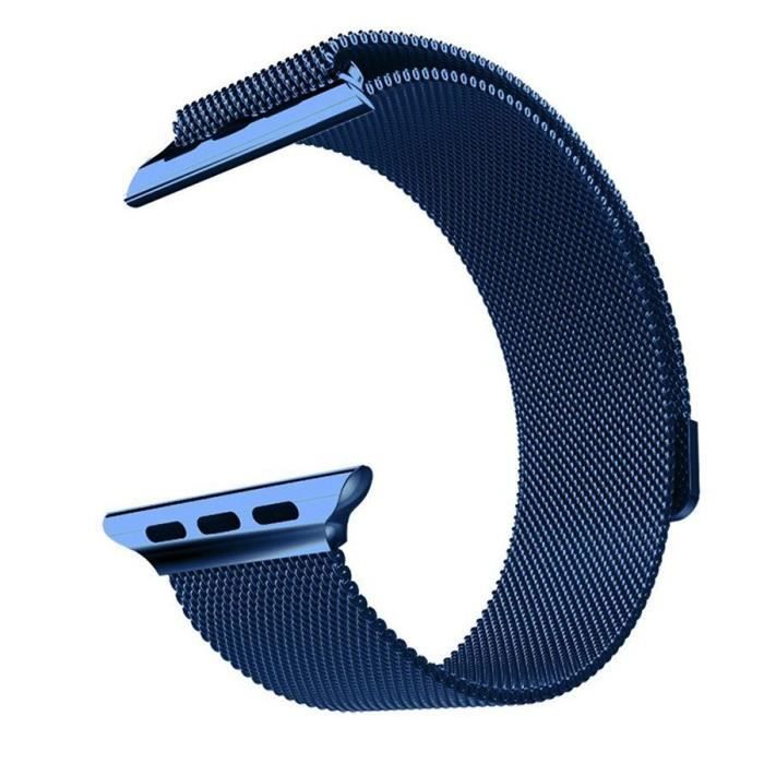 Bracelet apple watch bleu clearance