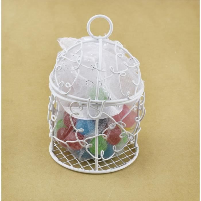 Boite A Dragee Cage Metal