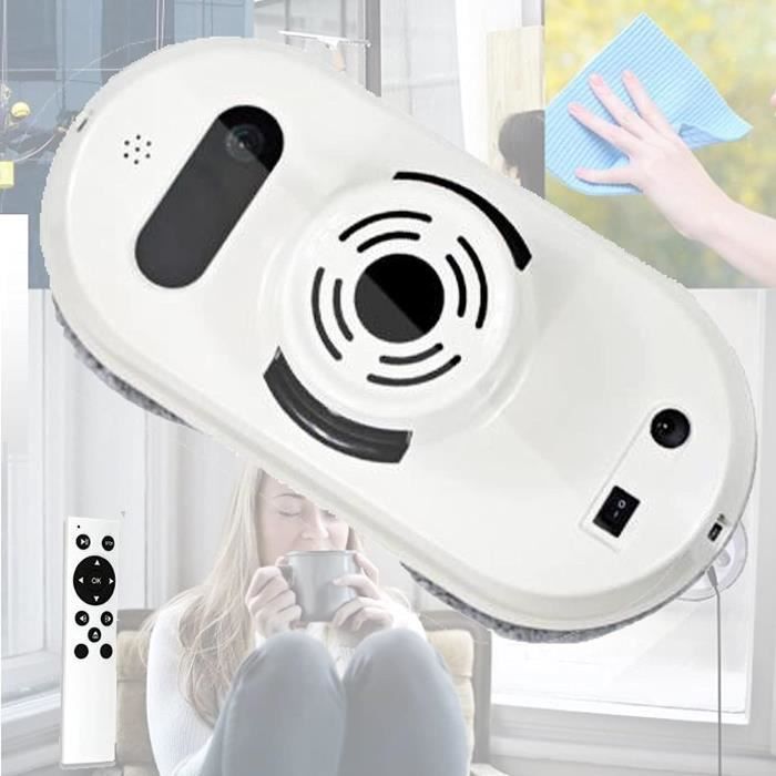 Ridgetube Lave-Vitre Sans Fil, Nettoyeur De Vitres Electrique Aspirateur, Nettoyeur Vitre Multi