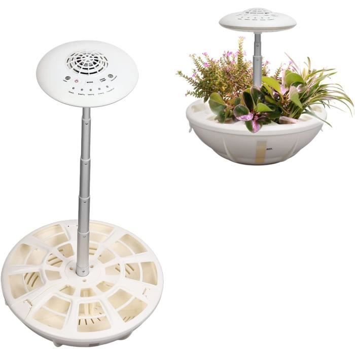 Système de culture hydroponique, 12 kits de jardin d'herbes d'intérieur, kit de démarrage de jardin d'herbes, semoir de jardin intelligent avec lumière de croissance LED, minuterie automatique