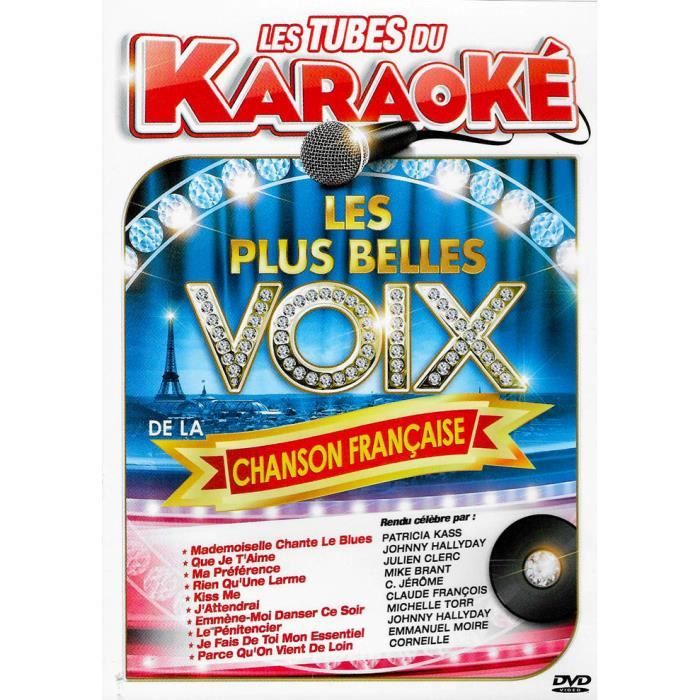DVD LES TUBES DU KARAOKE - LES PLUS BELLES VOIX DE LA CHANSON