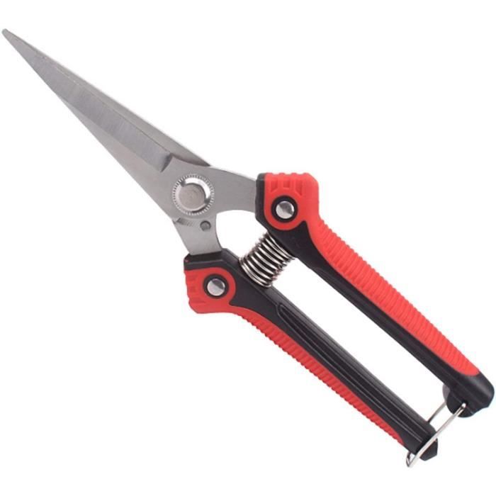 Sécateurs De Jardinage Professionnels - Lot De 2 Ciseaux Ergonomiques Pour Branches, Fleurs Et Fruits
