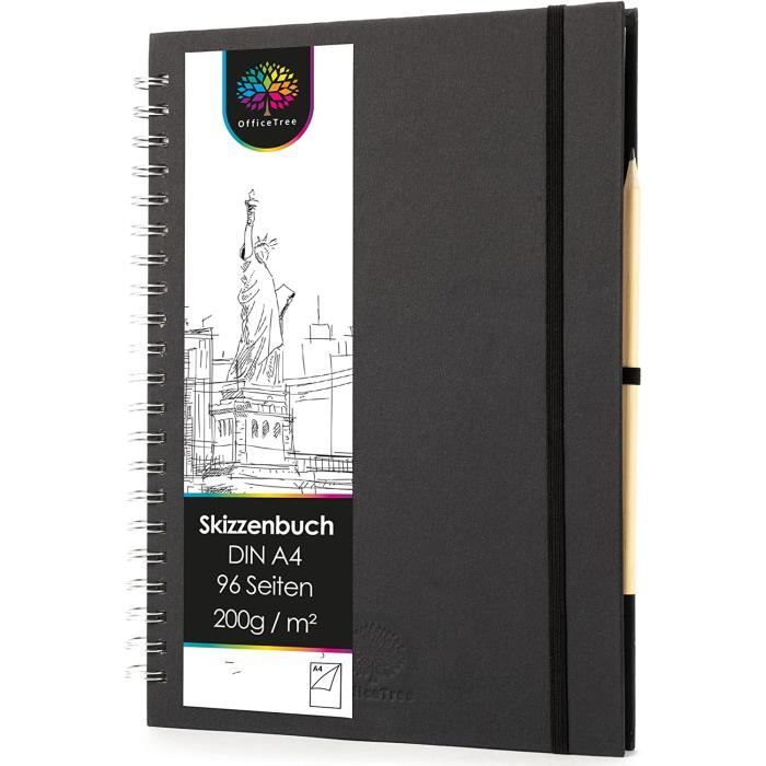 Carnet De Croquis Artway Studio A4 Paysage - 48 Pages 170gsm | Reliure Spirale Professionnelle