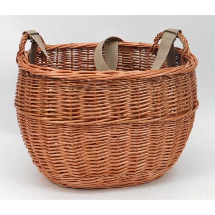 Panier En Osier Enfant Egmont Toys – Tressé à La Main, Grande Anse, Dimensions 23x17x28 Cm
