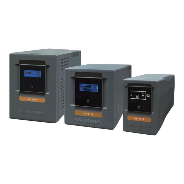 Onduleur Socomec Netys PE 1000 - 230V - 600W - 1000VA - USB - 4 connecteurs de sortie