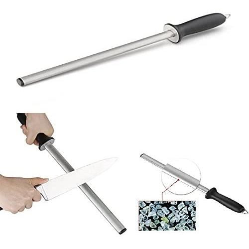 Fusil professionnel ovale 43 cm, fusils aiguiseur de couteaux diamant