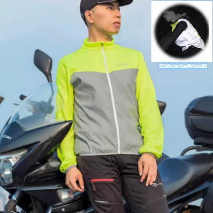 Veste hotsell clignotant velo