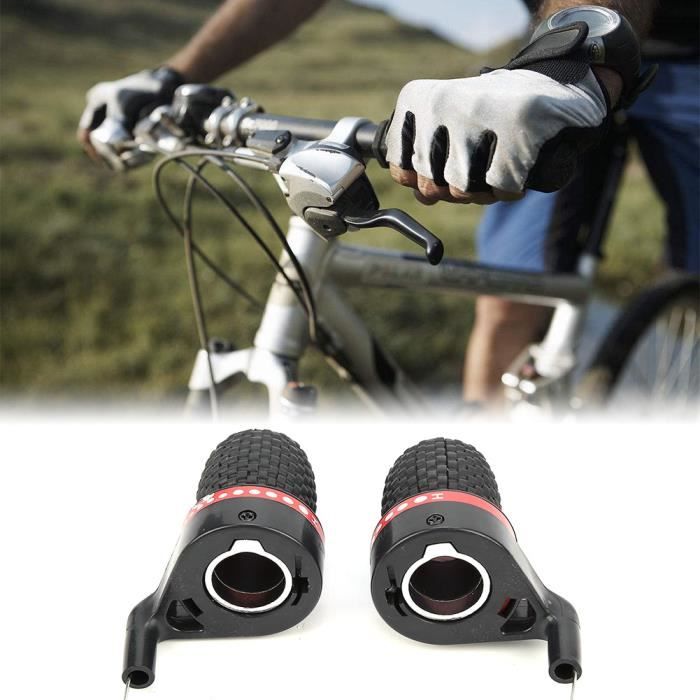 Poignée De Guidon Ergonomique Antidérapante Pour VTT – S’adapte Aux Guidons De 21,4 à 22,2 Mm – Légère Et Confortable