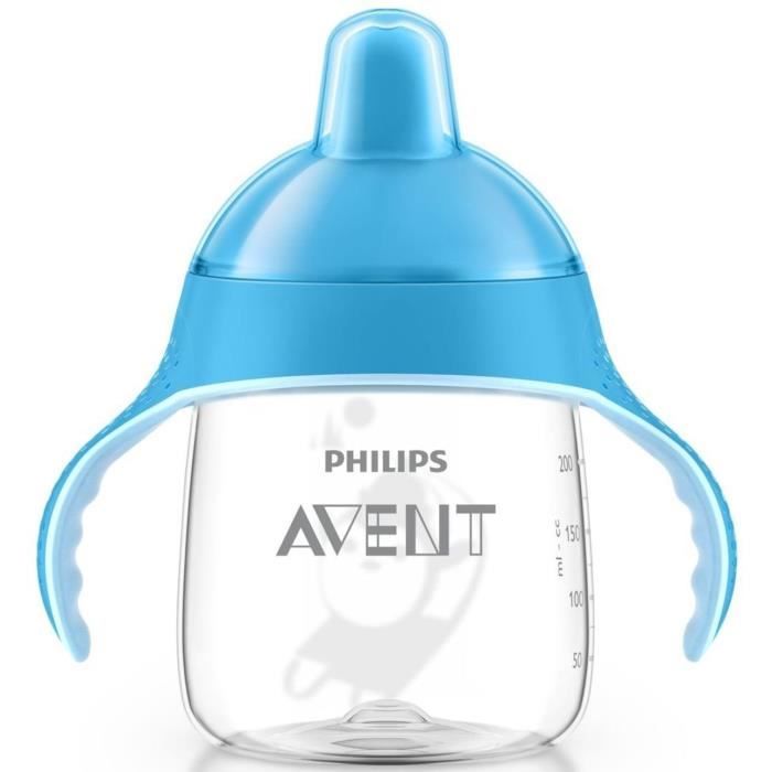 Avent Tasse Avec Bec Verseur 260ml Bleu Cdiscount Puericulture Eveil Bebe