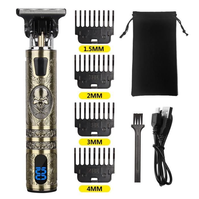 Tondeuse Rechargeable USB Pour Crâne, Barbe, Moustache, Nez - Tondeuse Multifonction - Neuf